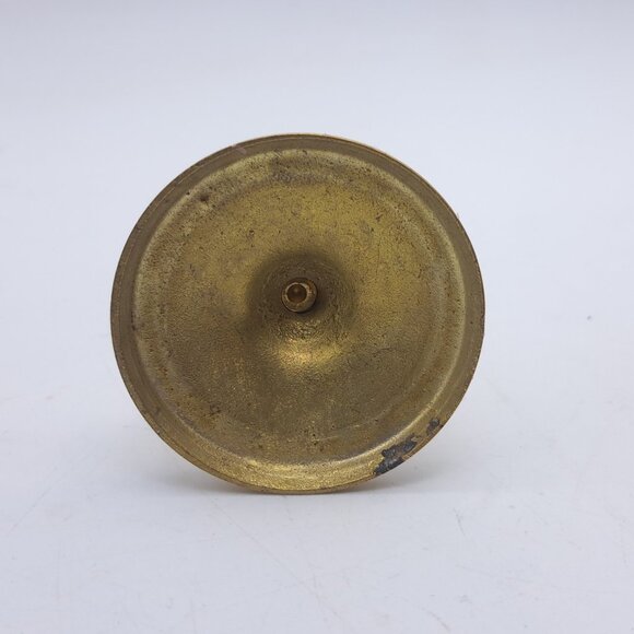Two Brass Candle Holders In Box With Candles - Picture 7 of 11